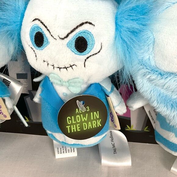 Haunted Mansion Itty bitty's Plush Set of 3 Disney Glow in the Dark New Hallmark - Picture 7 of 8
